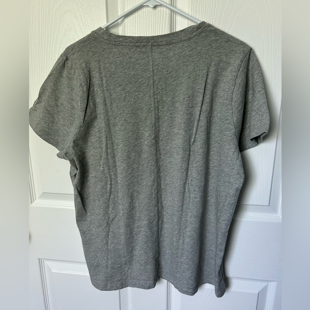 J. Crew NWT Grey Girlfriend Short Sleeve Tee Shirt Size XL - Picture 6 of 9